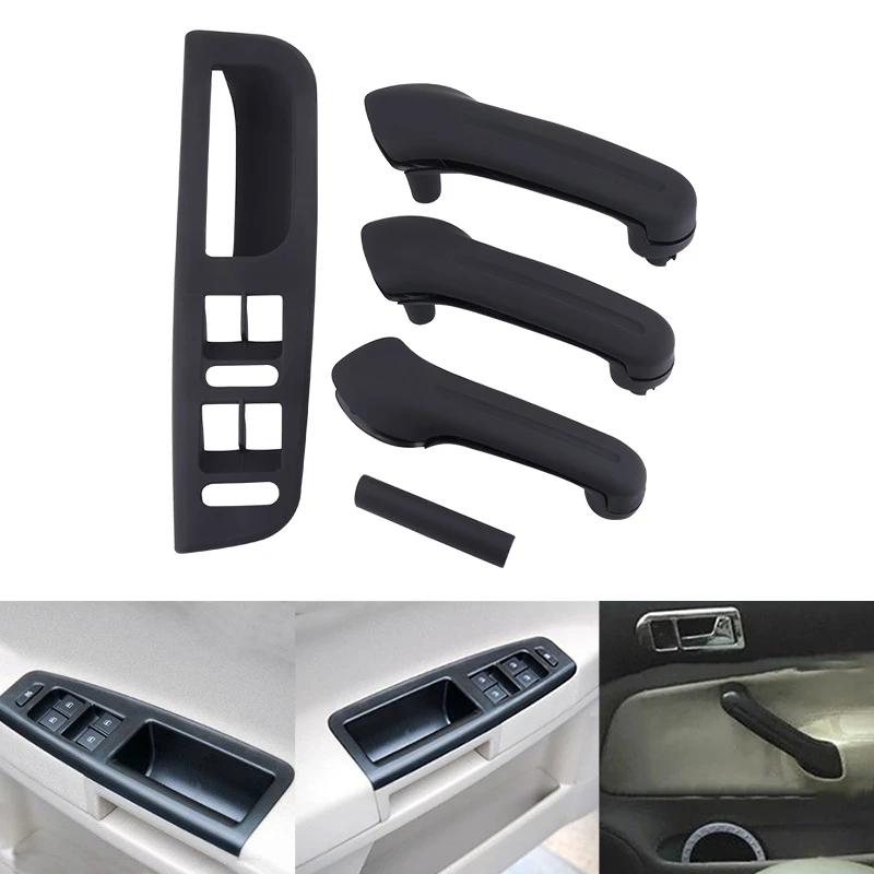 

Auto Master Window Switch Control Panel Trim Bezel+Inside Door Handle Left Right For 1999-2004 Volkswagen Bora Golf 4 MK4 Jetta