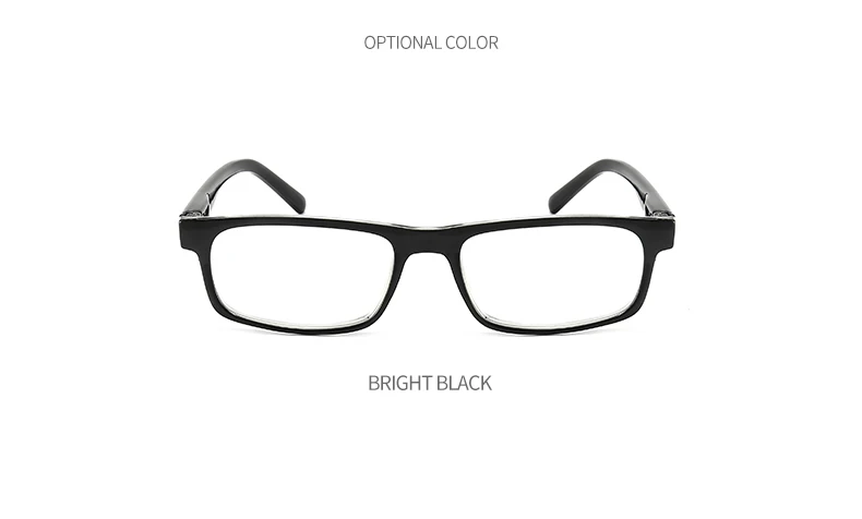 Черные очки для чтения мужские очки по рецепту женские анти синий светильник вес анти усталость+ 1.0to4.0 Новинка T1706