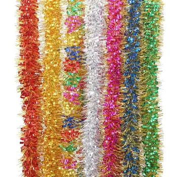 

8Pcs 2m Creative Festooning Garland Creative Sparkling Festival Hanging Decoration Christmas Hanging Ornament Party Supplies