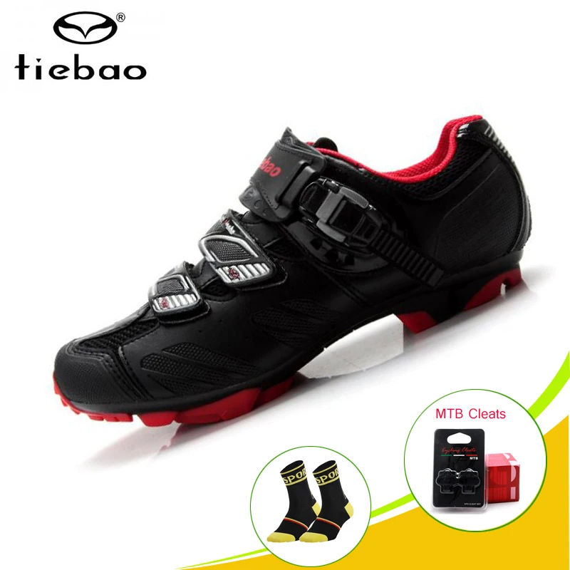 1407 B with cleats TIEBAO mtb шипы велосипедная обувь мужская обувь суперзвезды zapatillas deportivas hombre женские кроссовки scarpe гоночный велосипед mtb sapatos - Цвет: 1407 B with cleats