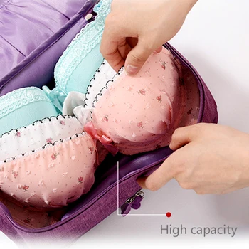 

Portable Bra Underwear Storage Bag Waterproof Travel Socks Cosmetics Drawer Organizer Wardrobe Closet Clothes Pouch Accessories