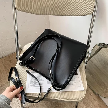 

Casual Simple Big Bag 2020 Autumn and Winter New Fashionable All-Match Large Capacity Shoulder Bag Texture Underarm Bag Women