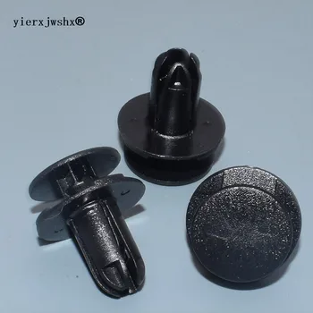 

yierxjwshx 8mm Fit Hole POM Black Front Bumper Retaining Clip Clip Fastener Push Latch Rivet for Hyundai 86595-2T500