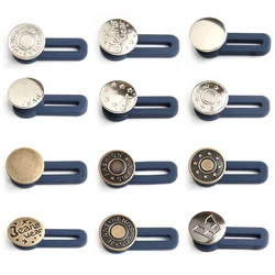 20 pçs/set Frete Botões de costura De Metal Mágico Retrátil Botão das calças de Brim calças de Brim Calças de Cós Tamanho Ajustador Fivela Multifuncional