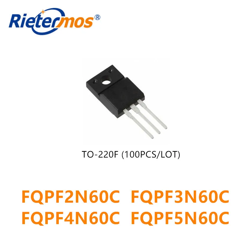 100 шт. FQPF2N60 FQPF3N60 FQPF4N60 FQPF5N60 2N60C 3N60C 4N60C 5N60C TO-220F NMOS | Электроника