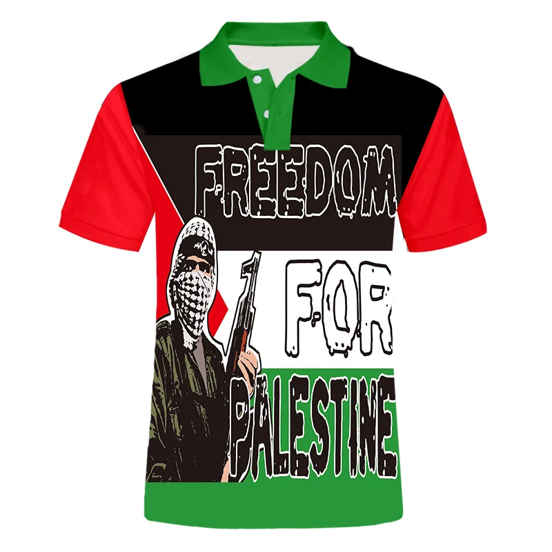 Nation Palestina JC-GO SC-R Sweat-shirt de sport respirant anti-UV