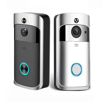 

Video Doorbell Smart Wireless WiFi Security DoorBell Electronic Doorbell Camera Infrared Remote Record Home Security Monitoring