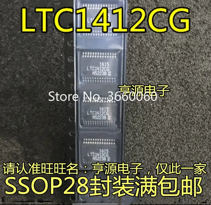 5 шт./лот LTC1412 LTC1412CG LTC1412IG SSOP28