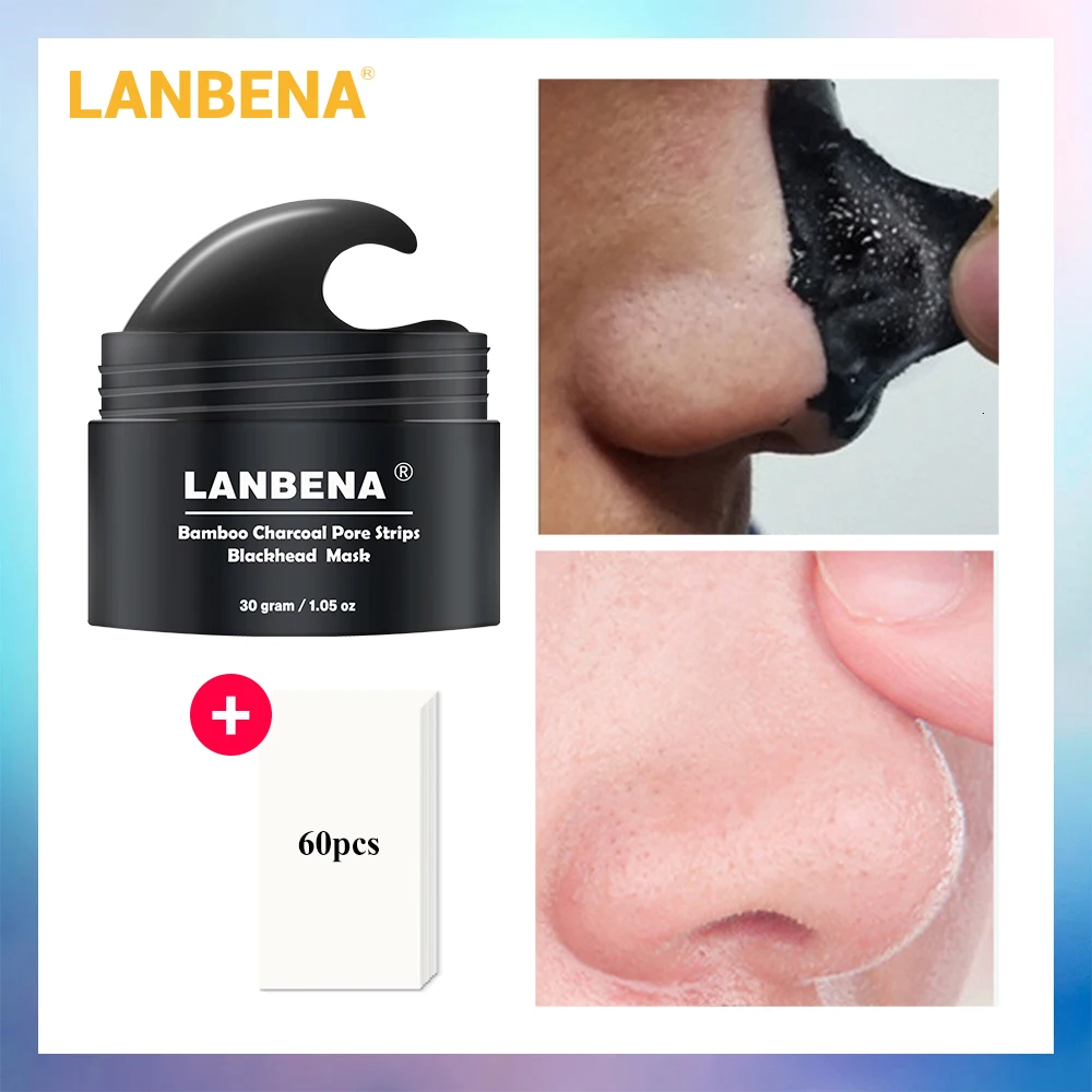 Средство для удаления черных точек LANBENA черная маска лица уход за кожей|Средства