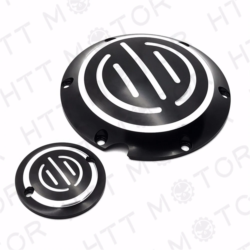 Flame Derby Timer Cover Flame Compatible with Harley Dyna Sportster Street Bob XL 883 1200 Chrome HTTMT MT429-004E 