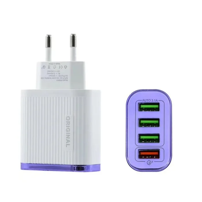 QC 3,0 4 порта USB зарядное устройство настенный адаптер зарядка мобильного телефона для универсальных телефонов GDeals