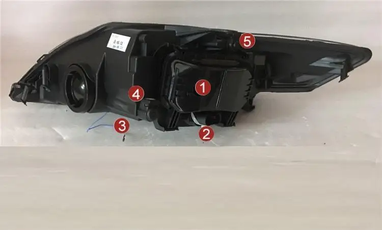 Cob Luces Para авто аксессуар боковой указатель поворота Drl Автомобильные светодиодные фары автомобильные фары в сборе 07 08 09 для Ford Mondeo