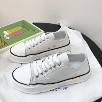 

2020 summer new pure white women's casual shoes trendy fashion white shoes wild canvas shoes casual shoes