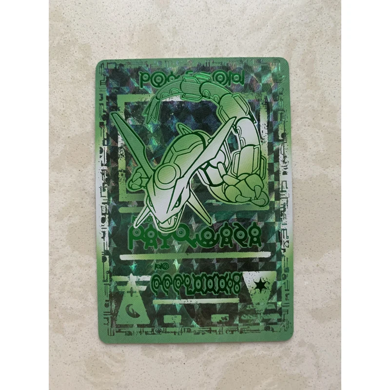 1 шт. Pokemon card Rayquaza коллекция карт коллекционная карточная игра игрушки для детей |
