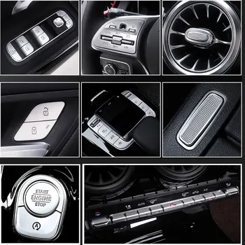 Per Mercedes Benz AB CLA GLB GLA EQA EQB Classe W177 C118 W118 X247 H247 Auto Controllo Centrale Aria Condizionata Pulsante Trim Copertura