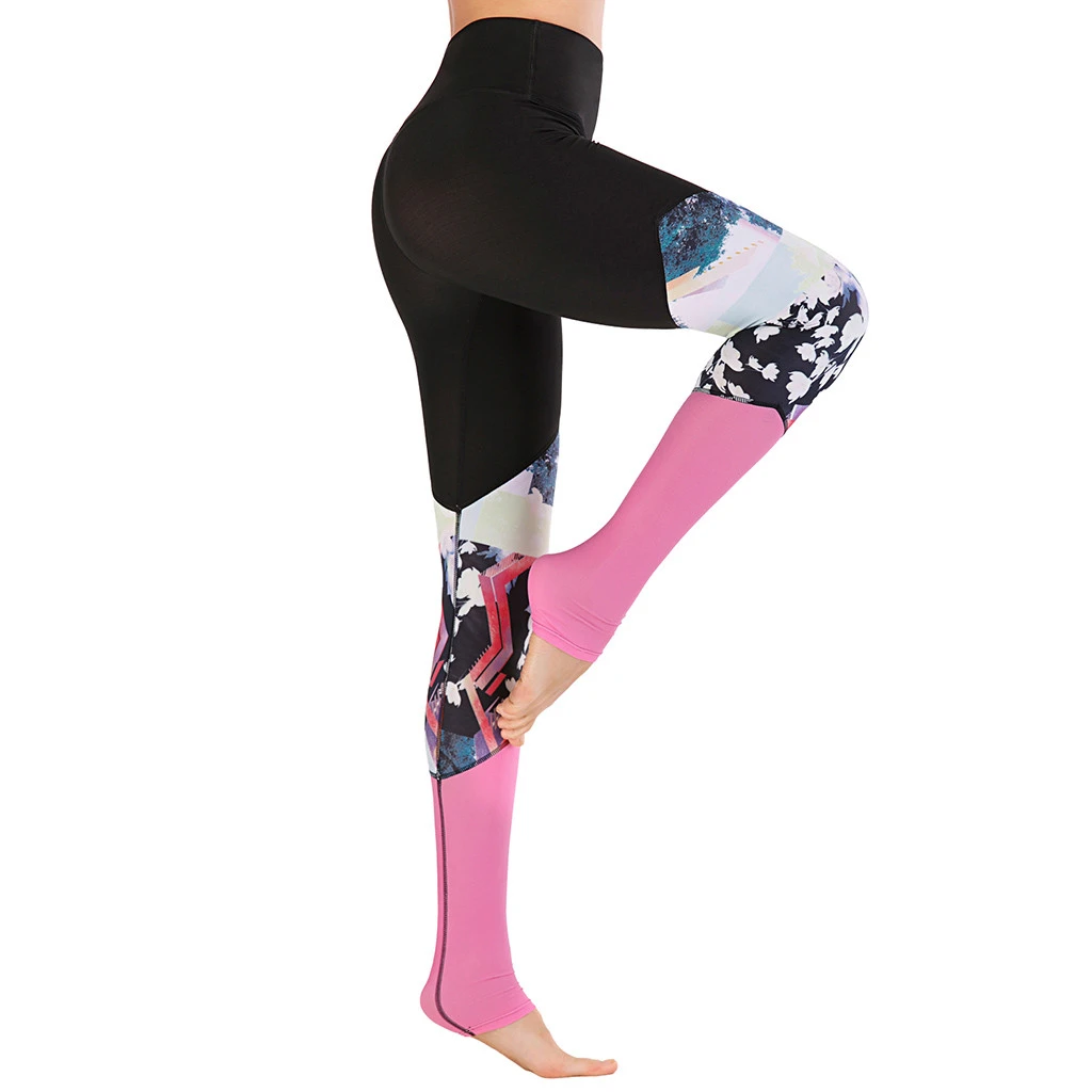 Mallas elásticas yoga para mujer, ropa deportiva para Pilates, entrenamiento, de cintura alta, pantalones elásticos|Pantalones yoga| - AliExpress