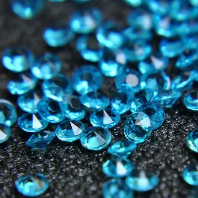 2000 шт./лот, 4,5 мм, цветные крошечные акриловые кристаллы, Алмазное конфетти, сделай сам, украшение для свадебной вечеринки, рукоделие, украшения - Цвет: Blue