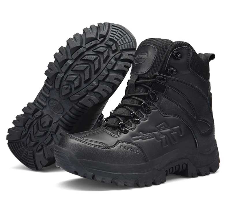 Мужские дизайнерские водонепроницаемые ботинки на молнии тактические ботинки Военные боевые сапоги для пустыни мужские рабочие ботинки осень-зима
