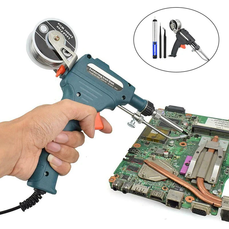 

Auto Feeding Soldering Tool Manual Electric Soldering Iron Set Solder Tin TN99