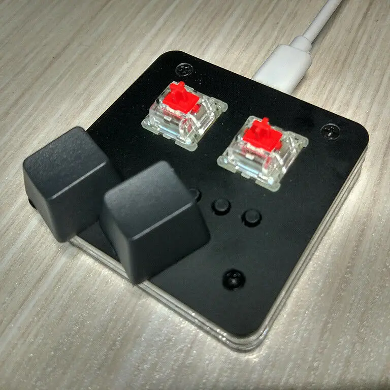 Teclado de Toque Simpad Mini Roda Eixo Testador Jogo Teclado Suporte Cheery mx Interruptor Vermelho Mecânico Osu - Imagem 2