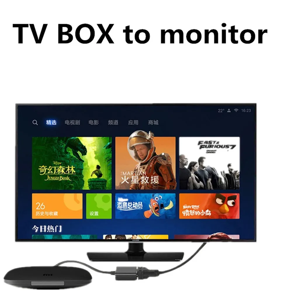 HDMI в VGA адаптер с aduio кабелем HDMI разветвитель в VGA конвертер цифровой аналоговый HD 1080p для ПК ноутбук планшет HDMI кабель