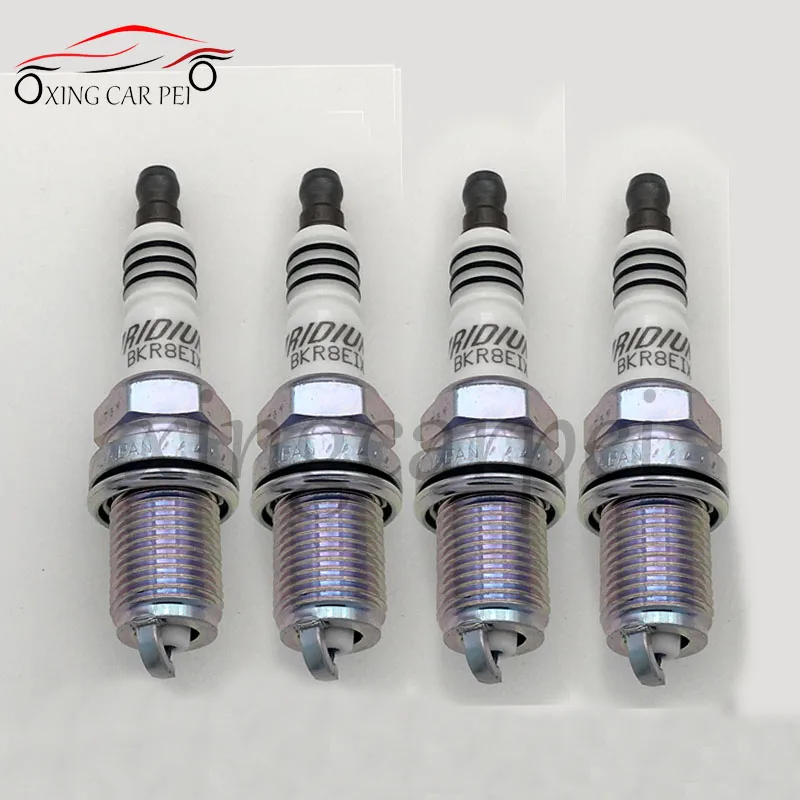 4 шт. BKR8EIX 2688 иридиевая Свеча зажигания IX Подходит для Audi для Volkswagen A3 A4 A5 TT TTS CC Tiguan Jetta Passat штепсельные вилки