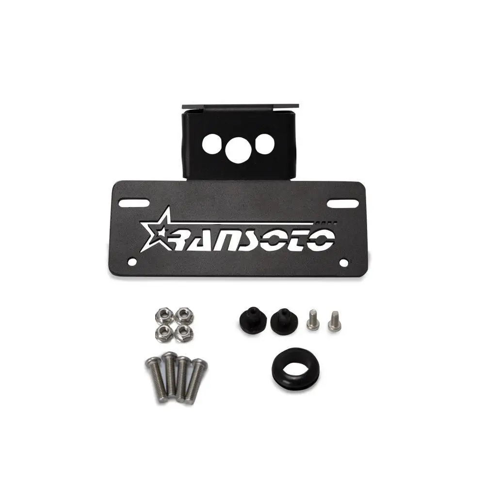Adeeing комплект для номерного знака мотоцикла Fender Eliminator Kit CNC алюминиевый сплав черного цвета для Kawasaki Ninja 400
