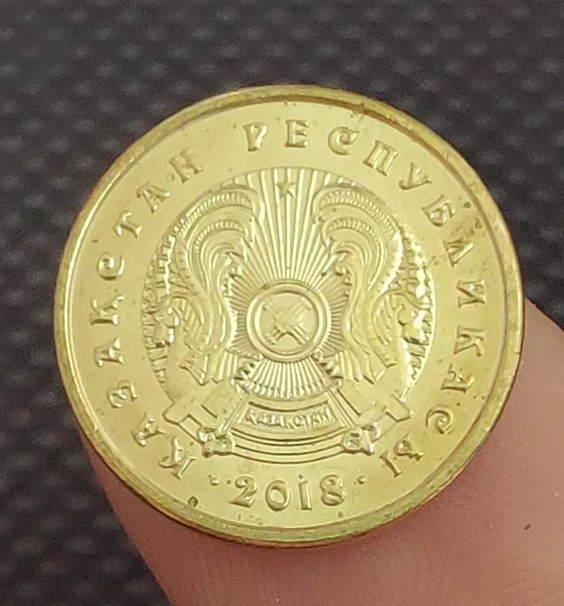 15 мм Казахстан 100% настоящая комиксаторная монета оригинальная коллекция | Дом и