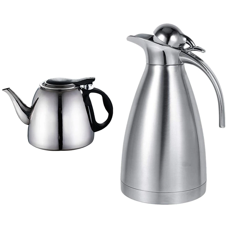 1.2l Induction Cooker Tea Pot Coffee Kettle With 2l Vacuum Jug