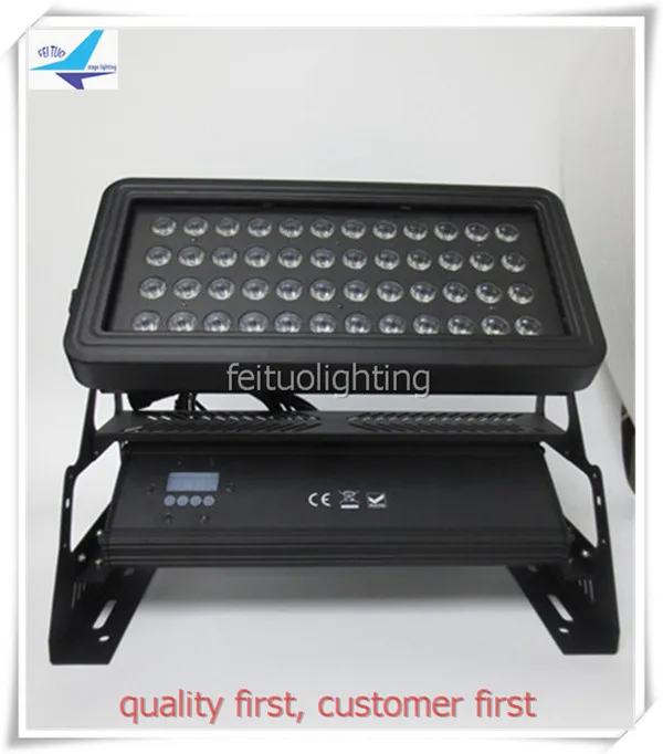 E- IP65 RGBW 48x10w 4 in 1led wall washer light stage dj city color light with flight case
