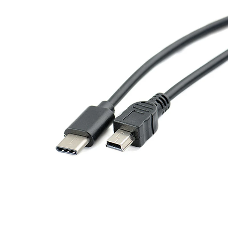 20 шт./лот USB3.1 хост OTG Type C штекер на mini 5p Тип B адаптер кабель для мобильного Macbook |