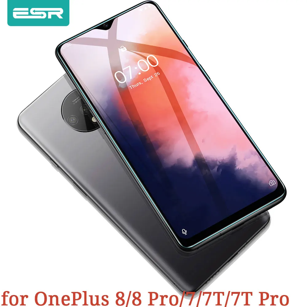 ESR Защита экрана для OnePlus 8 Pro закаленное стекло Oneplus 7 7T Полное покрытие анти синий