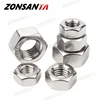 ZONSANTA métrica hexagonal de acero inoxidable 304 tuerca hexagonal DIN934 M1 M1.2 M1.4 M1.6 M2 M2.5 M3 M4 M5 M6 M8 M10 M12 M16 M20 tuercas de tornillo ► Foto 3/6