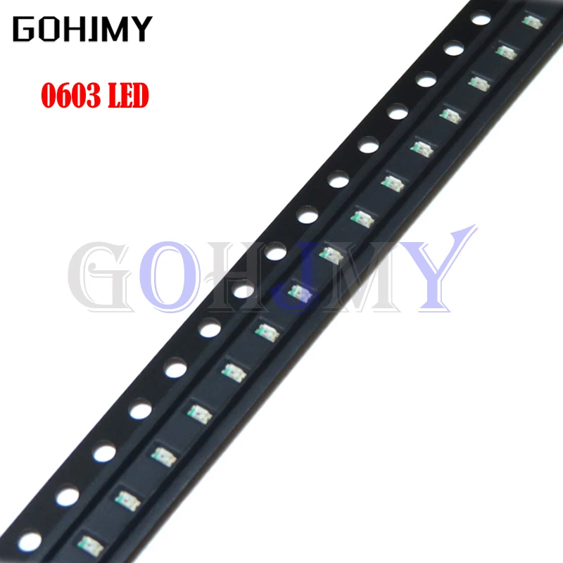1Reel 0402 0603 0805 1206 1210 smd led Red Yellow Green White Blue light emitting diode Clear LED Light Diode Set