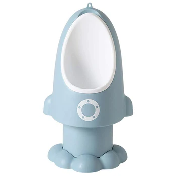 

Hot Sale Rocket Boy Adjustable Urinal Toilet Trainer Wall-Mounted Urinal Baby Portable Toilet Toilet Potty Urinal