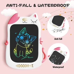 Placa de doodle da tabuleta da escrita do lcd para crianças de 3 + anos com almofada colorida do doodle da tela de 8.5 polegadas para o desenho que toma notas que escrevem