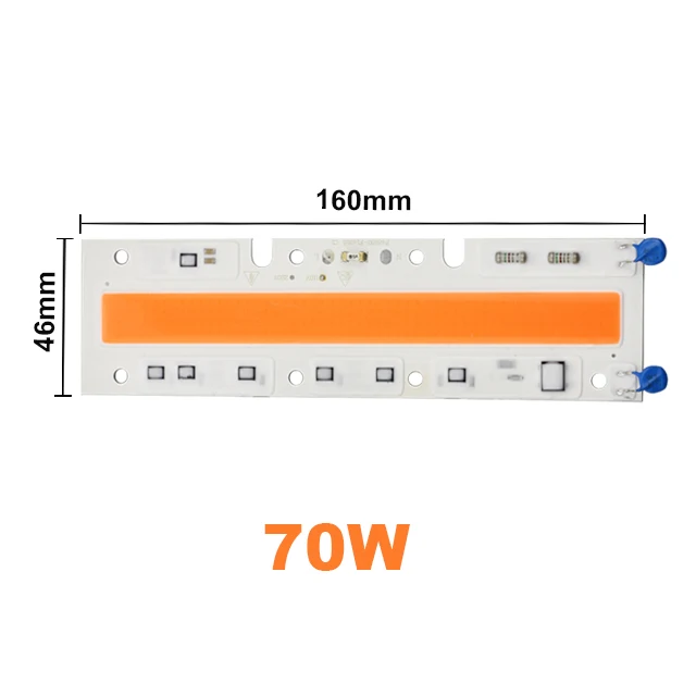 70 Вт Светодиодный светильник для выращивания COB чип полный спектр фитоламповый диод аквариум комнатное растение светодиодный светильник матричный для цветочной Гидропонной Теплицы - Испускаемый цвет: 70W