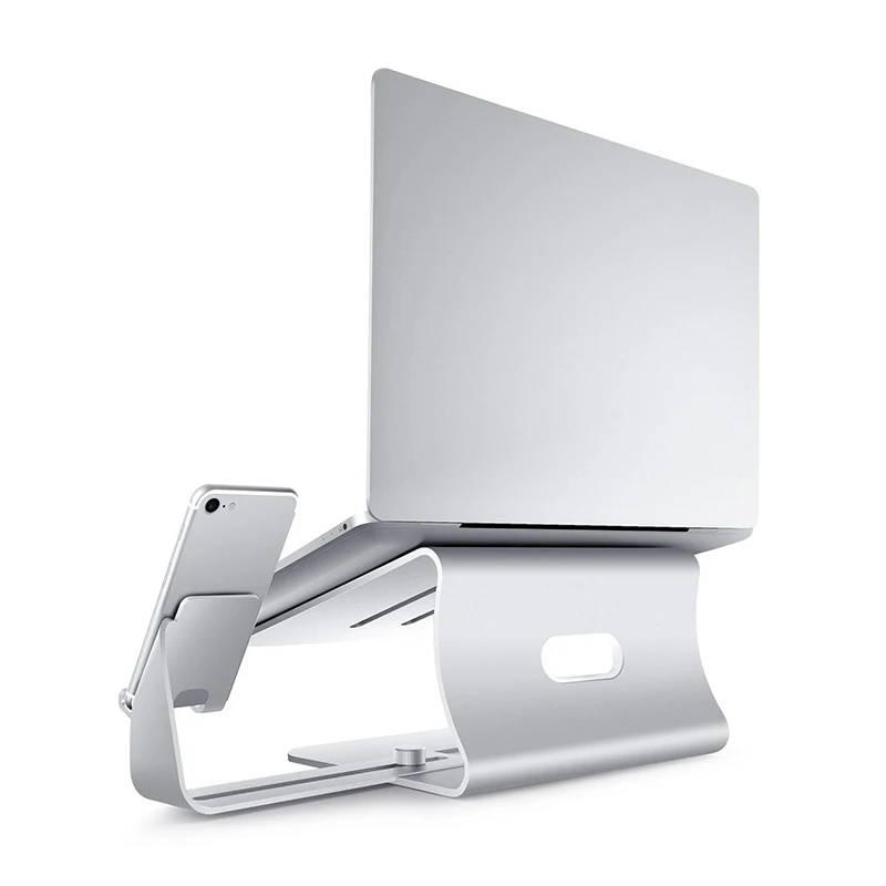 

2in1 Mobile Phone Stand for iphone Xiaomi Tablets Holder Laptop Holder for MacBook Notebook Aluminium Alloy Laptop Stand Bracket