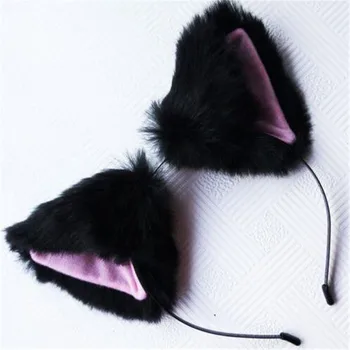 Fur Cat Ears Headband