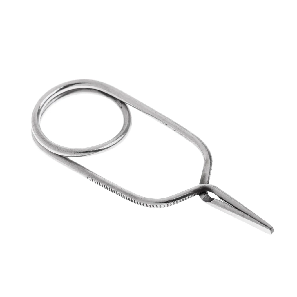 2 предмета прочный Нержавеющая сталь мушек Hackles плоскогубцы предназначены для ловли рыбы нахлыстом энтузиастов