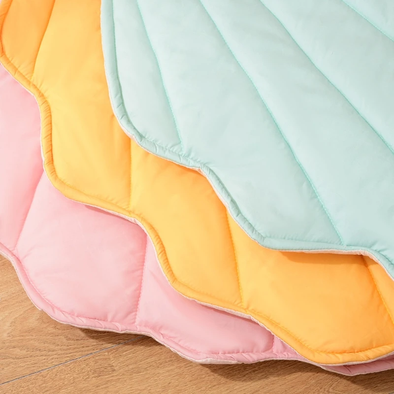 Newborn Baby Cotton Crawling Carpet Blanket Shape Crawling Play Mat Rug Kid Children Room Decoration Dropshipping