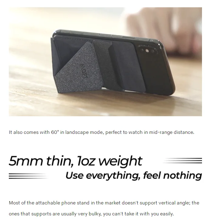 Подходит для MOFT X ультратонкий стелс Apple, держатель для карт, складной портативный автомобильный Настольный держатель для карт