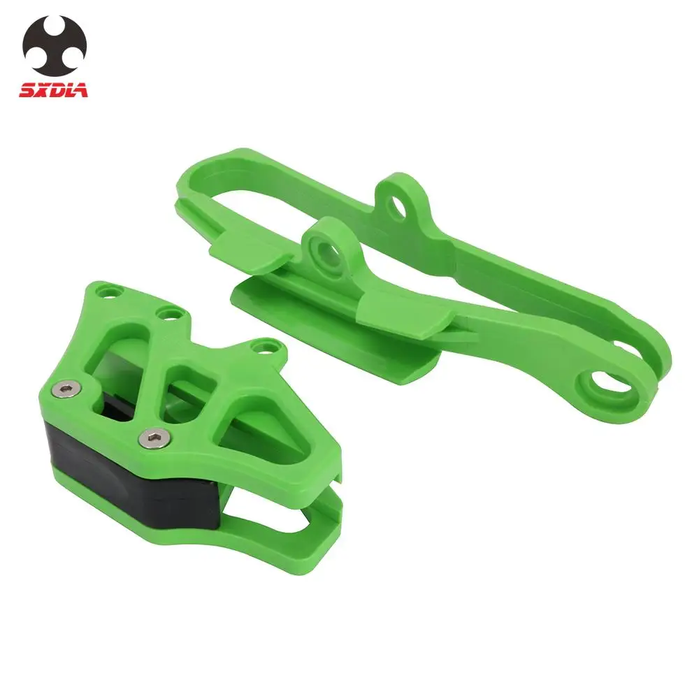 Зеленый мотоцикла защитный проводник цепи маятник слайдер Для Kawasaki KXF250 KXF450 2009- 2010 2011 2012 2103Off Road Dirt Bike