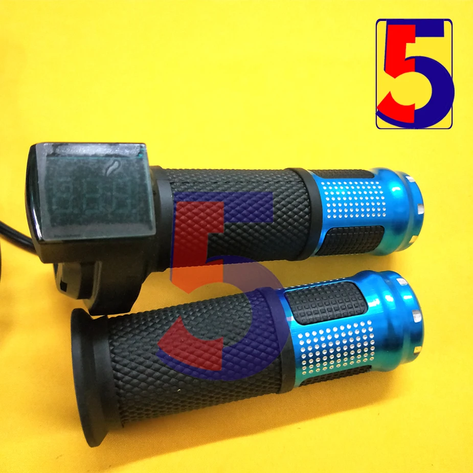 12V-99V-Ebike-Twist-Grips-Throttle-Half-Twist-throttle-with-voltage-display-with-3-Speed-Switch-Cruise-function-Power-Switch (5)
