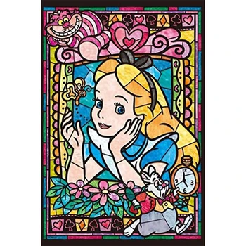 

Alice in the Wonderland 5D DIY Diamond painting Mosaic Cross Stitch Full Square Drill 3D Diamond Painting kit Sticker Home Decor