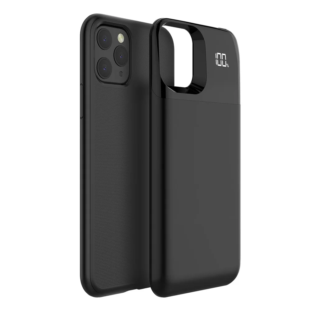 5000 мАч для iphone 11 Pro Чехол для зарядного устройства с цифровым дисплеем Портативный внешний аккумулятор для iphone 11 Pro Чехол для аккумулятора