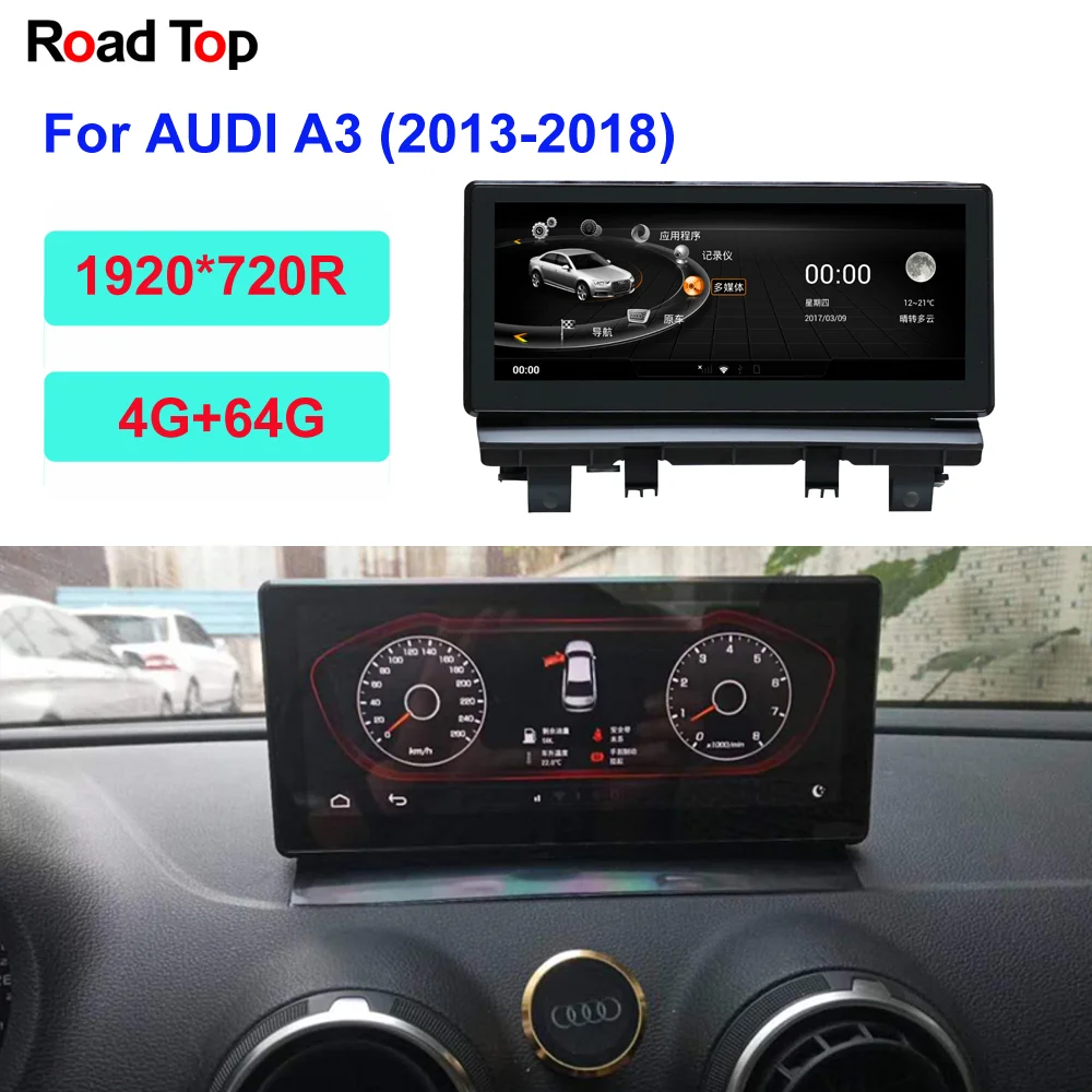 7 дюймов выдвижной Сенсорный экран для Audi A3 2013- с gps навигации радио Wi-Fi Bluetooth мультимедийный плеер