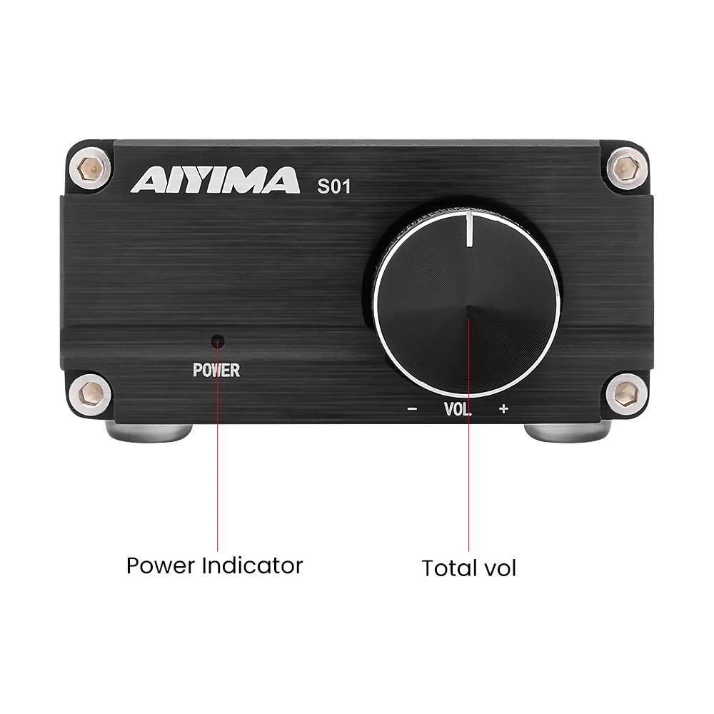 US $20.18 AIYIMA TPA3116 100W Subwoofer Audio Amplifier TPA3116D2 Mono Digital Power Amplifiers Amplificador With NE5532 OP AMP