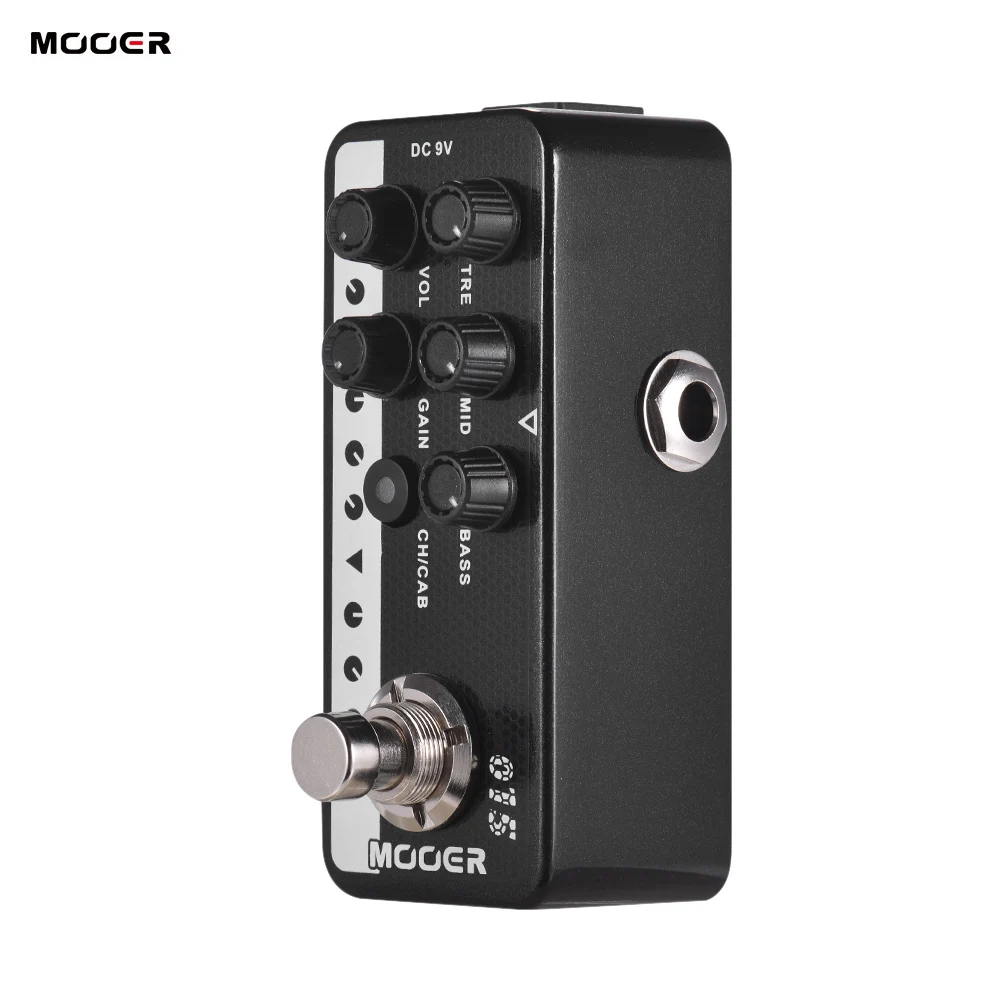 

Mooer 015 Brown Sound Digital Preamp Pedals Guitar Pedal Electric Guitars Effector 3-Band Eq Micro Preamp 90S Pedal Musical