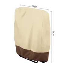 Устойчивые к ультрафиолетовому излучению откидное кресло, портативное, ткань Оксфорд, защитное, садовое, водонепроницаемое, складное, покрытие для стула, легкая, уличная мебель